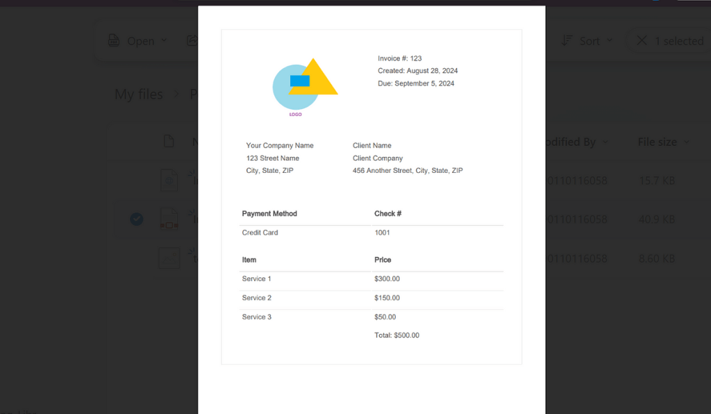 Added Image with HTML in Power Automate